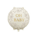 Ballon mylar disque Oh Baby
