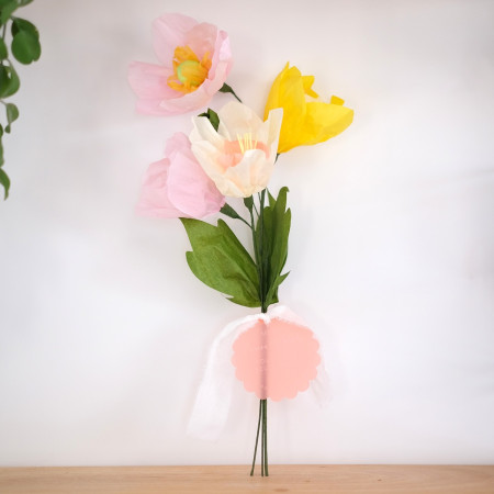 Bouquet de fleurs en papier...