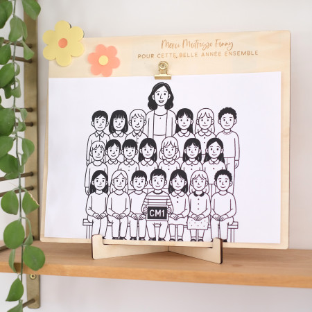 Cadre pour photo de classe...