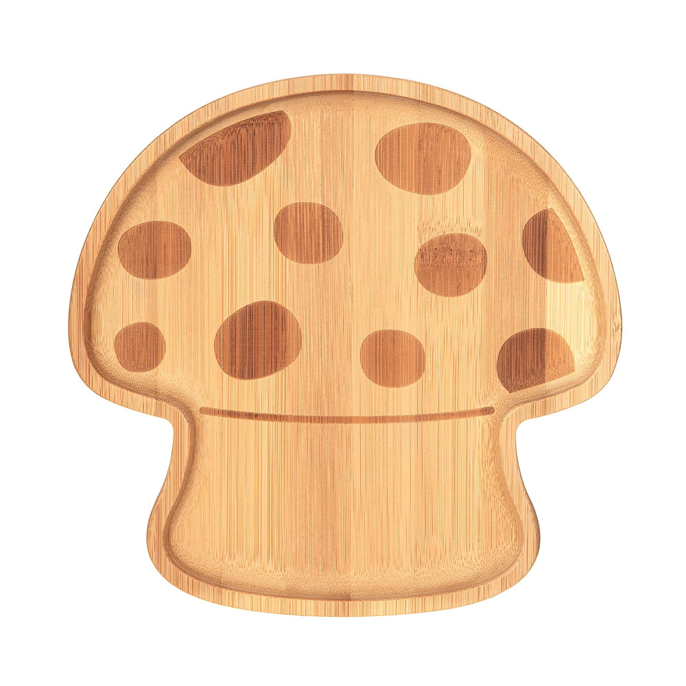 Assiettes en bambou "champignon" - 19 cm