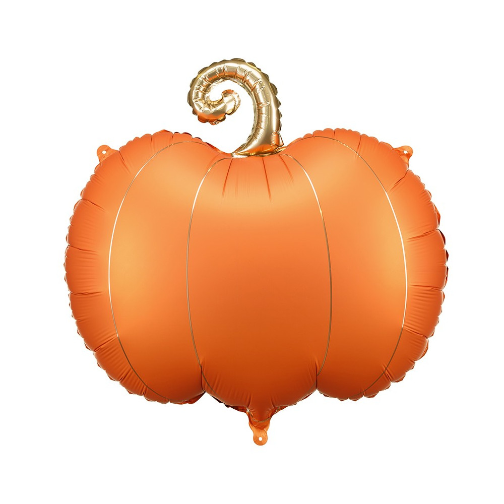 Grand ballon mylar "Citrouille orange Halloween" - 62 cm