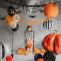 Grand ballon mylar "Citrouille orange Halloween" - 62 cm