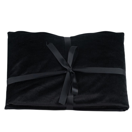 Nappe noire en velours -...