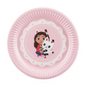 6 assiettes "Gabby et la maison magique" - 18 cm