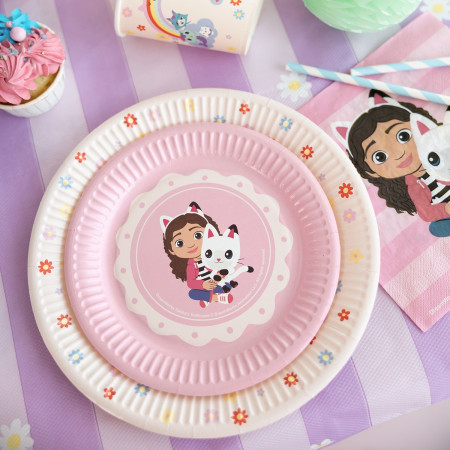 6 assiettes "Gabby et la...