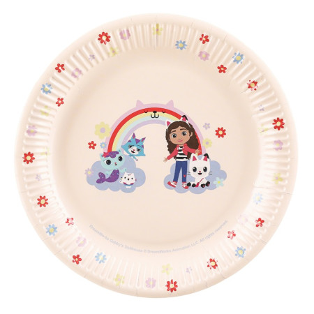 6 assiettes "Gabby et la...