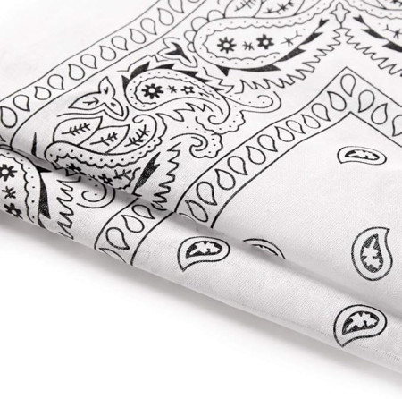 Bandana blanc "Cow-boy"