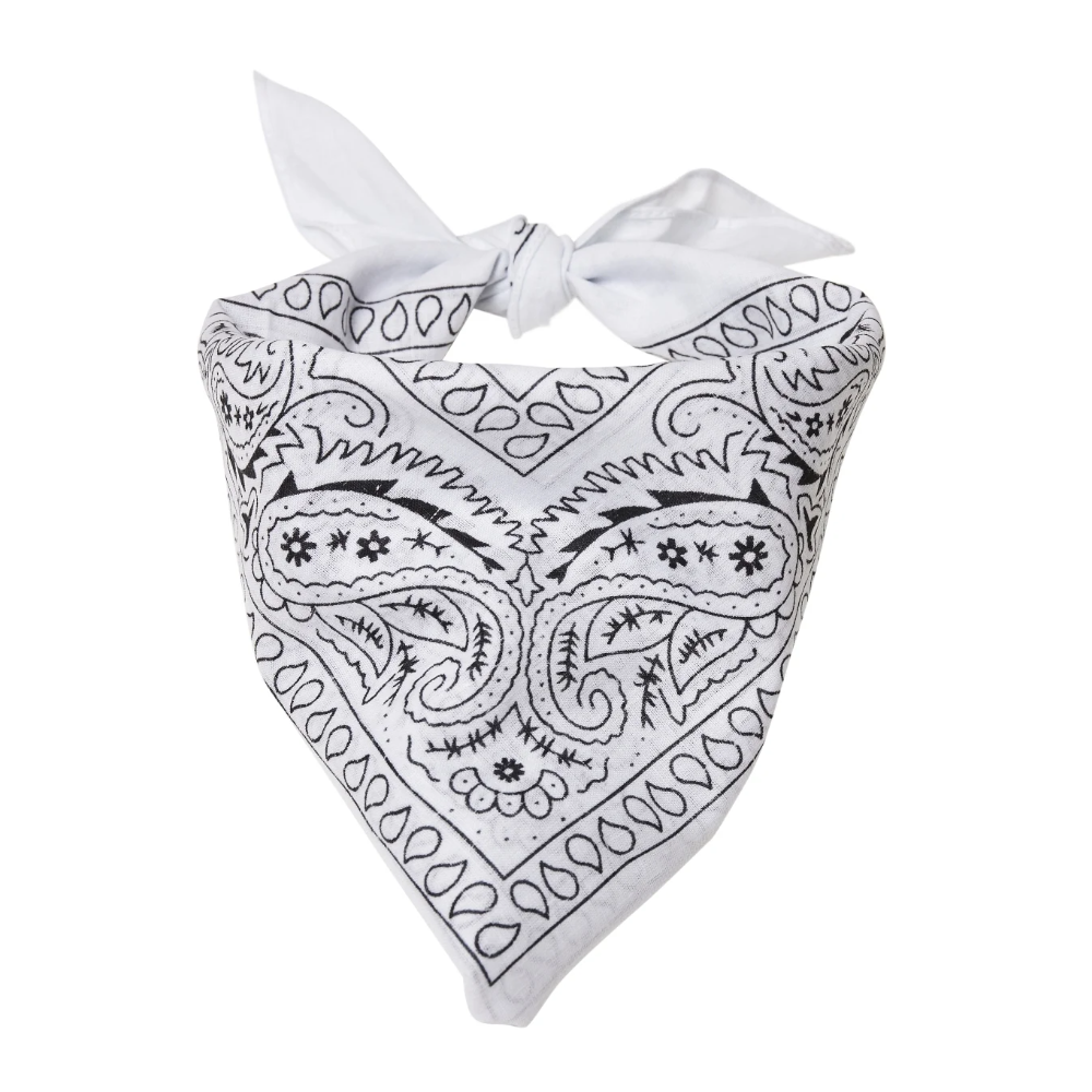Bandana blanc "Cow-boy"