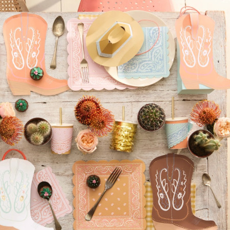 16 serviettes bandana...