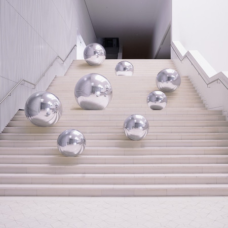 Balle miroir gonflable -...