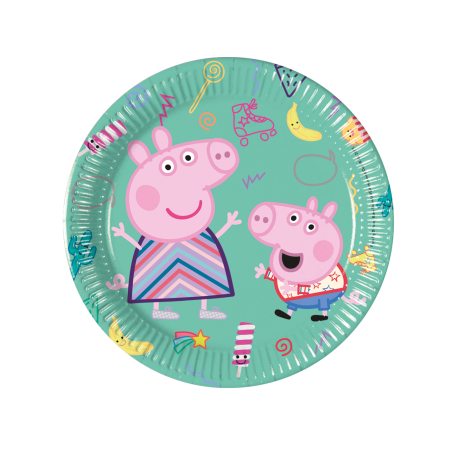 8 assiettes en carton...