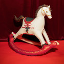 Ballon mylar - cheval à bascule de Noël