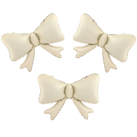 3 ballons mylar "nœud...