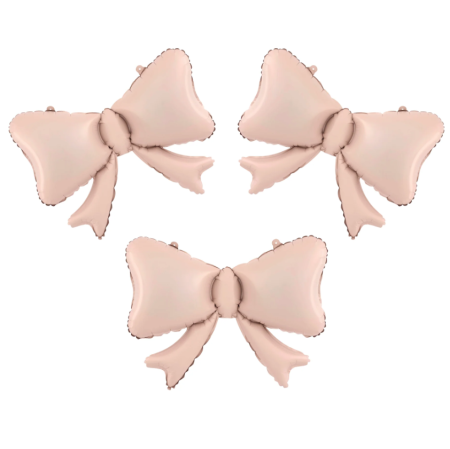 3 ballons mylar "nœud...