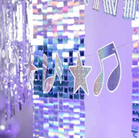 Guirlande argentée...