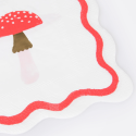 16 serviettes "champignons" -  12.70 cm