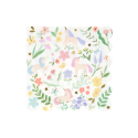 16 serviettes "Licorne fleurie" -  12.70 cm