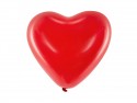 100 Ballons 25cm Coeur - rouge pastel