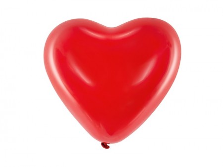 100 Ballons 25cm Coeur -...