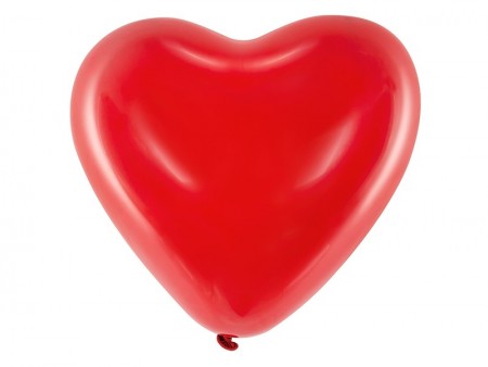 6 Ballons 40cm Coeur -...