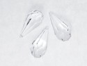 5 Pendentifs gouttes - transparent