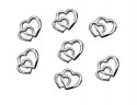 25 Embellissments Coeur - argent