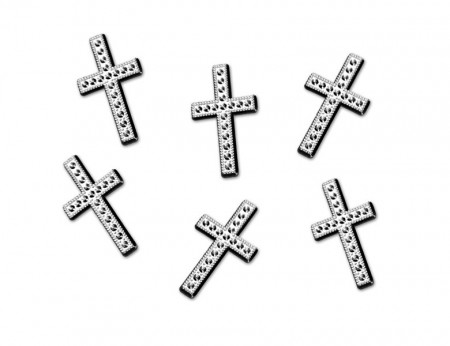 25 Embellissments Croix -...