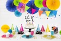 6 Chapeaux de fêtes à petits pois - mix