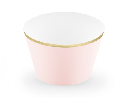 6 Moules à muffins - rose