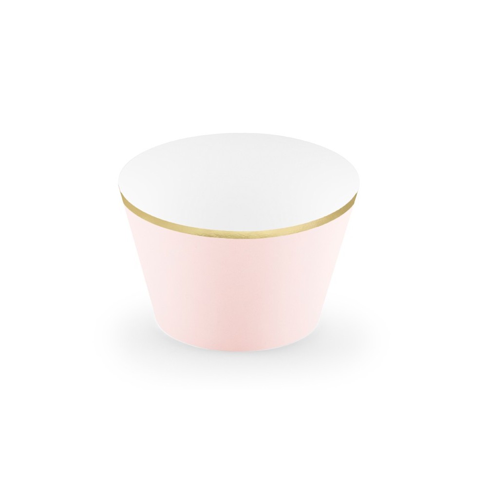 6 Moules à muffins - rose