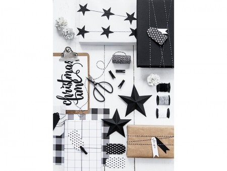 10 Boucles en bois - noir