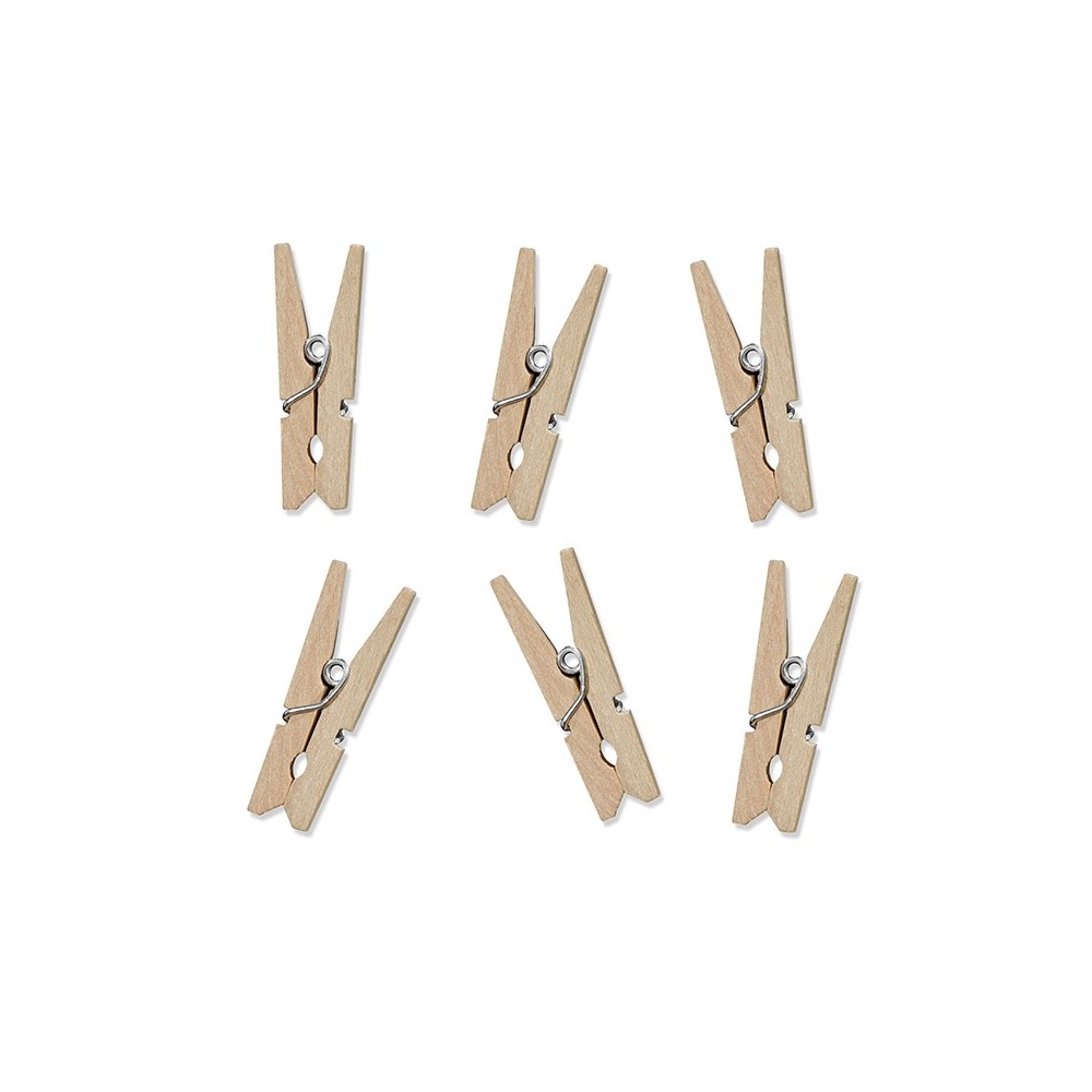 10 Boucles en bois - bois naturel