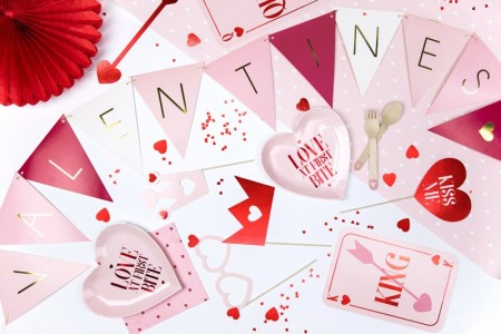 Confetti Hearts rouge - rouge