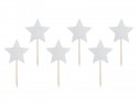 6 Décorations de muffins Licorne - Etoiles