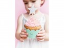 6 Décorations de muffins Licorne - Etoiles