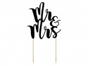 Cake topper de gâteau M. et Mrs