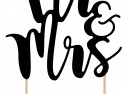 Cake topper de gâteau M. et Mrs