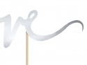 Cake topper de gâteau Lovee - argent