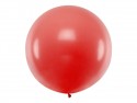 Ballon rond 1m - Rouge Pastel