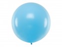 Ballon rond 1m - bleu ciel pastel