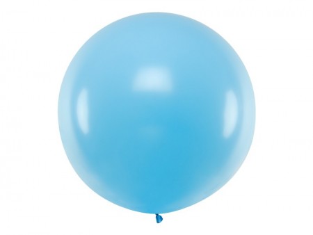 Ballon rond 1m - bleu ciel...