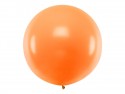 Ballon rond 1m - Orange Pastel