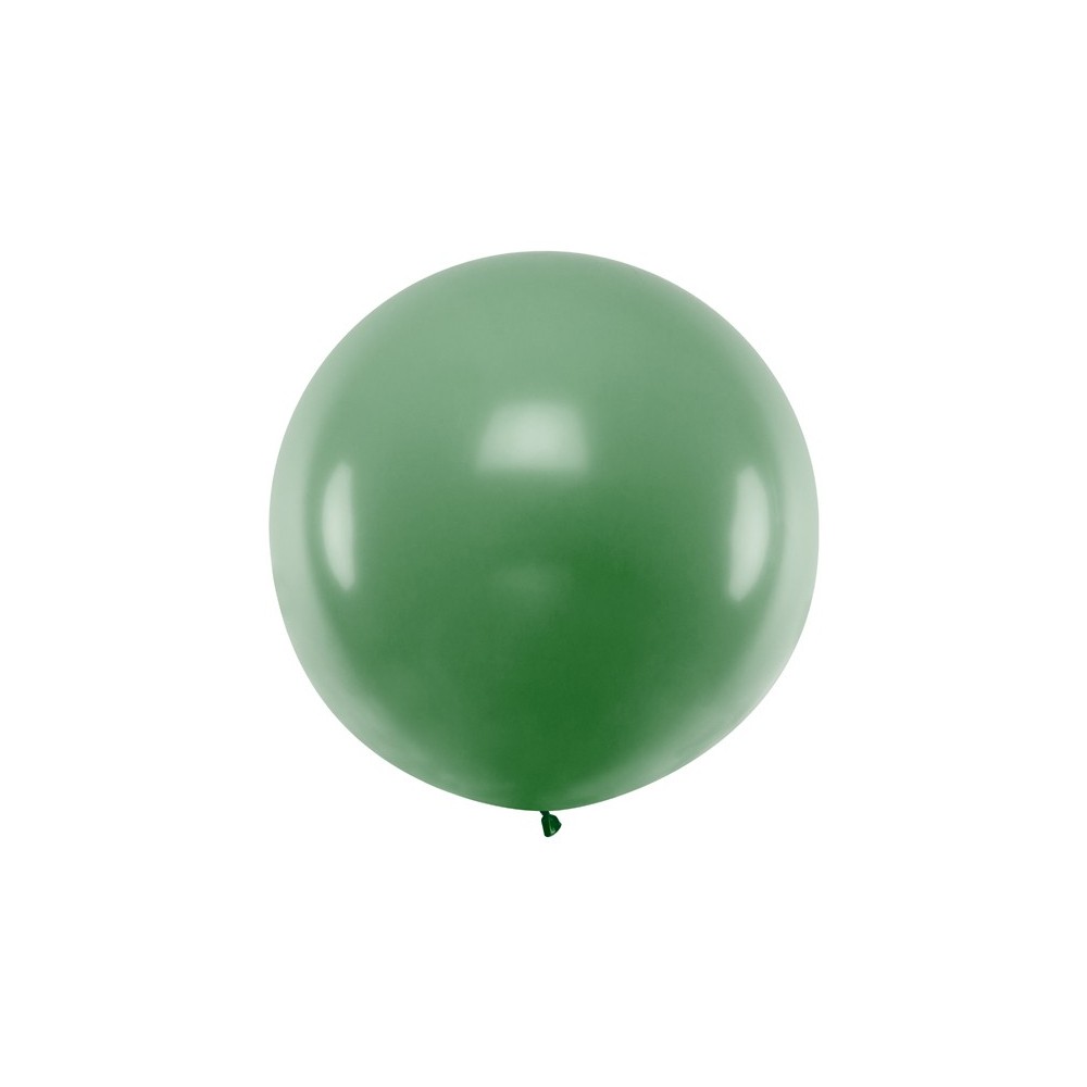 Ballon rond 1m - Vert foncé pastel