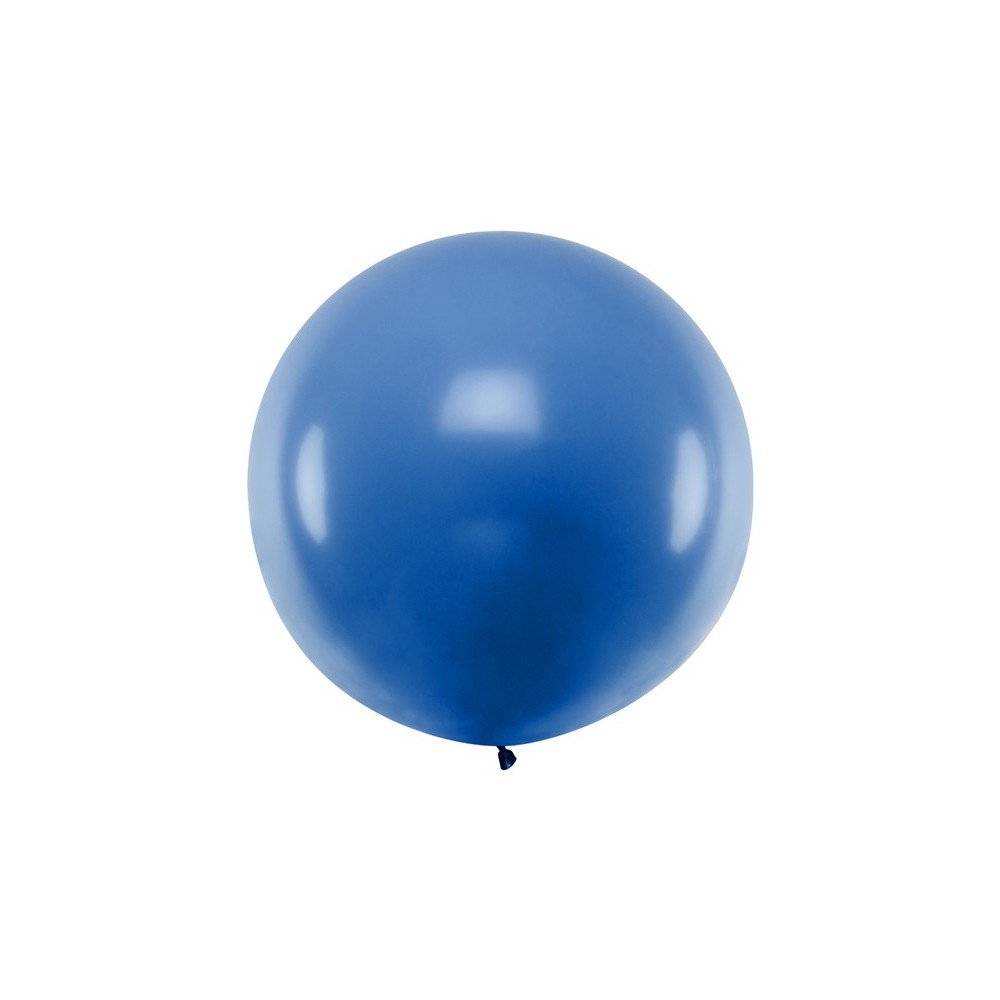 Ballon rond 1m - bleu Pastel