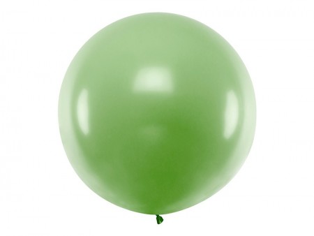Ballon rond 1m - Vert Pastel