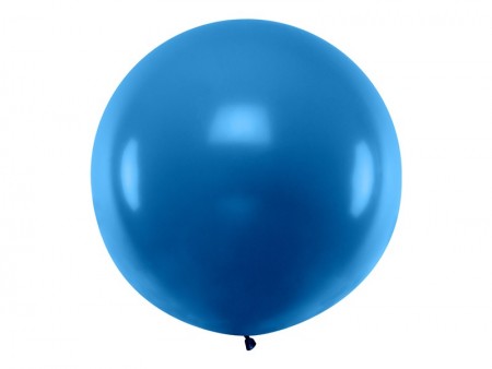 Ballon rond 1m - bleu...