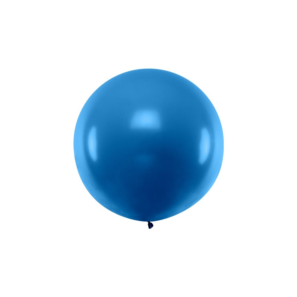 Ballon rond 1m - bleu marine pastel