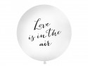 Ballon géant 1 m - Love is in the air - blanc