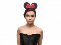 Bandeau Souris noir et rouge