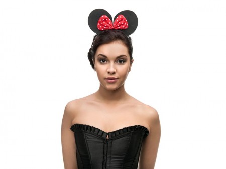 Bandeau Souris noir et rouge